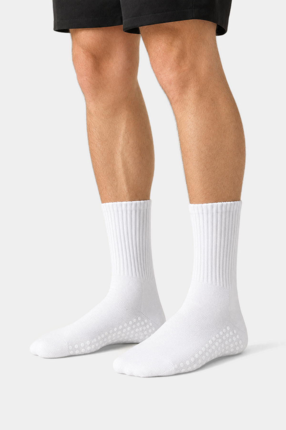 GRUD Performance Socks in white, worn