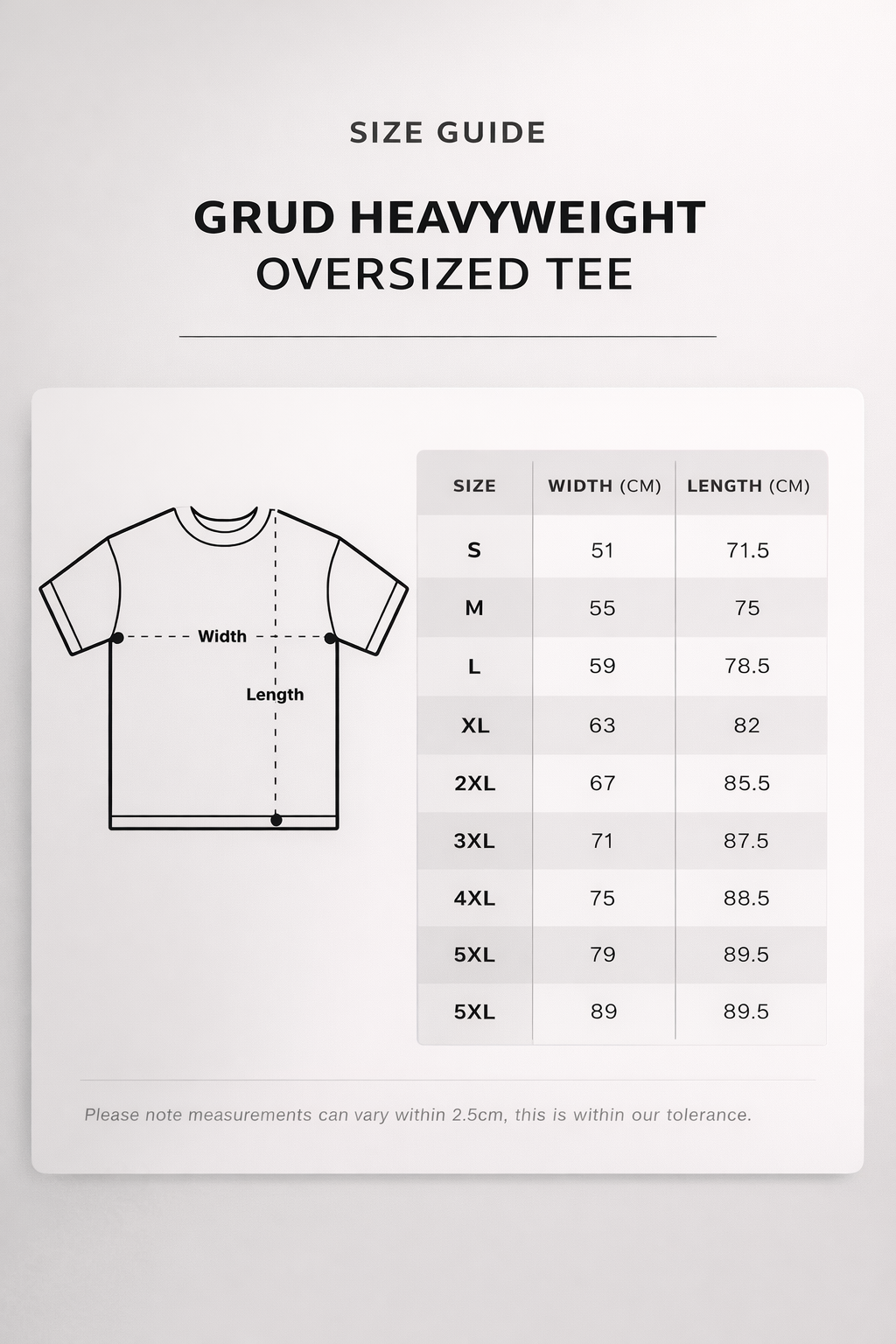 Heavyweight Oversized Tee